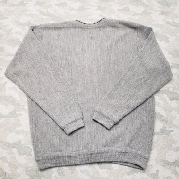 Vintage Classics by Palmland Cardigan Men s XL Gray Acrylic Made In USA - Picture 9 of 10